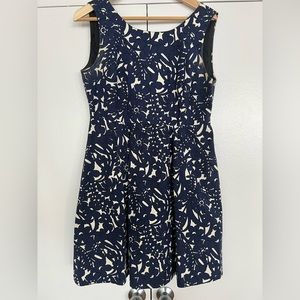 Zara Blue A-Line Dress